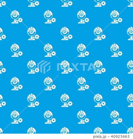 Fan repair pattern vector seamless blue Fan repair pattern vector seamless blue 40925663