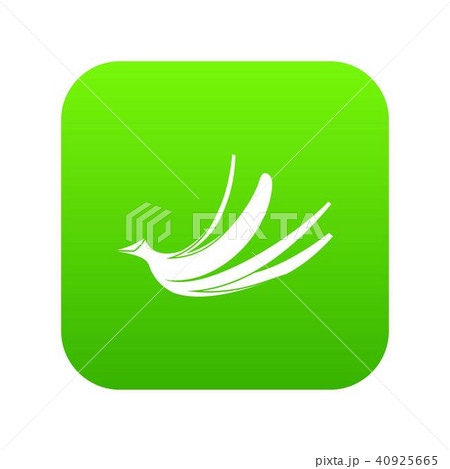 Banana peel icon digital green Banana peel icon digital green 40925665