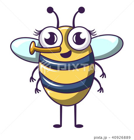 Bee icon, cartoon style Bee icon, cartoon style 40926889