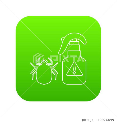 Spray icon green vector 40926899