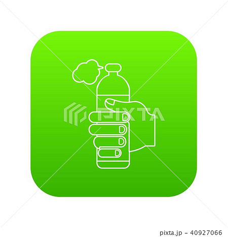 Spray insects icon green vector 40927066