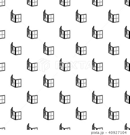 Facade window frame pattern vector seamless Facade window frame pattern vector seamless 40927104