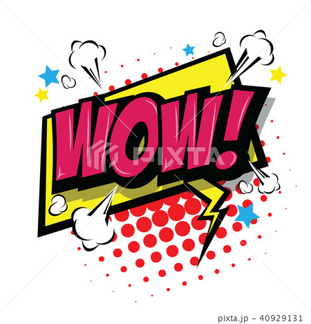 Wow! Comic Speech Bubble. 40929131