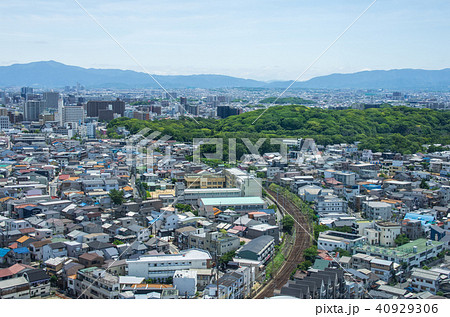 大阪百舌鳥古墳群・大仙陵古墳、仁徳天皇陵古墳のある風景　世界遺産登録へ 40929306