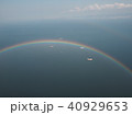 上空から見る虹 40929653
