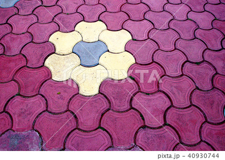 Pattern of Mosaic Tiled Floor 40930744