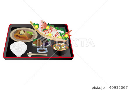 今日のご飯カレイの煮付けと鯛の刺身 今日のご飯カレイの煮付けと鯛の刺身 40932067