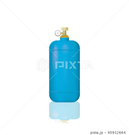 Blue medical oxygen cylinders. 40932664