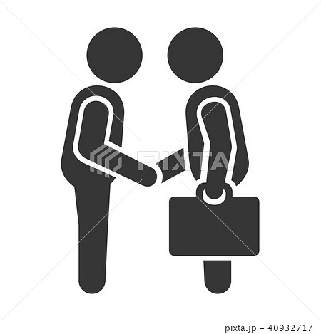 Handshake of Business Men. Vector. 40932717