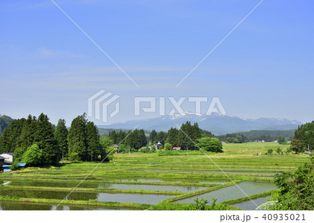 骨寺村荘園遺跡地区と栗駒山 40935021