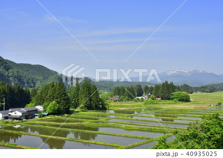 骨寺村荘園遺跡地区と栗駒山 40935025