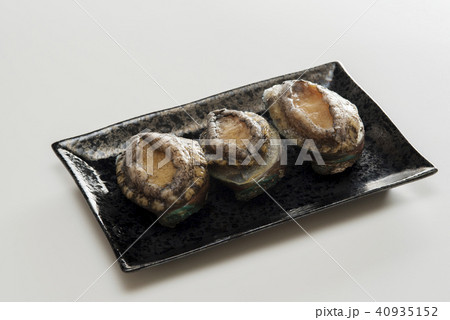 活あわび　鮑の刺身 40935152