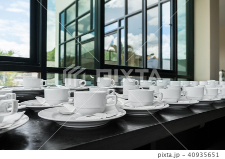 Set of coffee break at conference meeting Set of coffee break at conference meeting 40935651