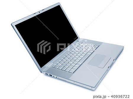 Modern laptop on a white background 40936722