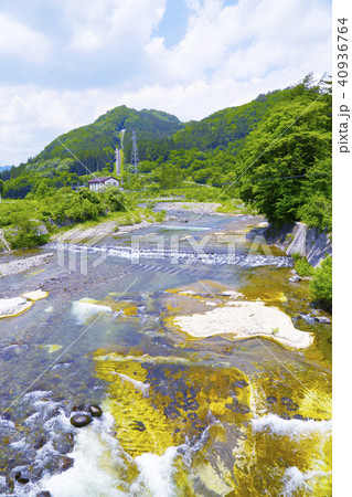 花山湖　花山ダム　一迫川 40936764