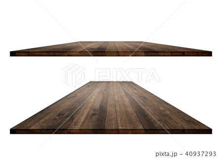 Wooden worktop surface with clipping mask 40937293