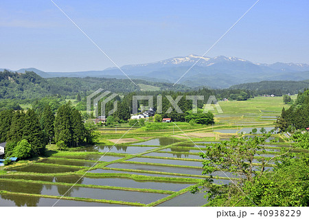 骨寺村荘園遺跡地区と栗駒山 40938229
