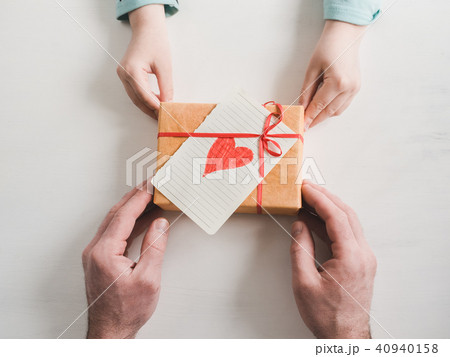 Father's hands and the youngest daughter Father's hands and the youngest daughter 40940158