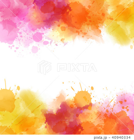 Abstract background with watercolor splashes Abstract background with watercolor splashes 40940334