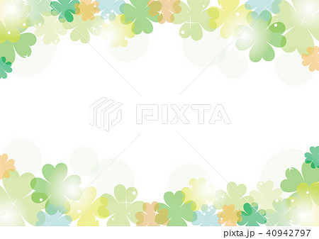 クローバーのフレーム クローバーのフレーム 40942797
