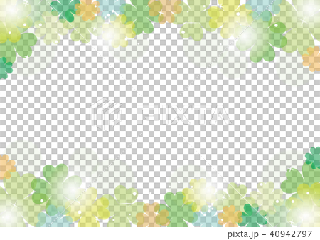 クローバーのフレーム クローバーのフレーム 40942797