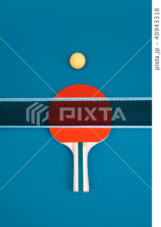 Table tennis or ping pong rackets and ballse. 40943316
