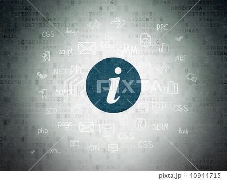 Web design concept: Information on Digital Data Paper background 40944715