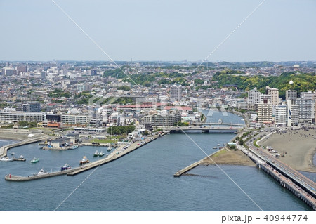 江の島展望灯台　展望台からみた湘南の風景 40944774