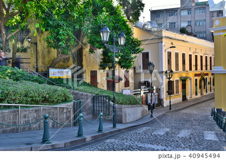 マカオの街並み 40945494