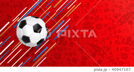 Soccer ball web banner for a special football game Soccer ball web banner for a special football game 40947107