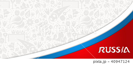 Russian sport event web banner background 40947124