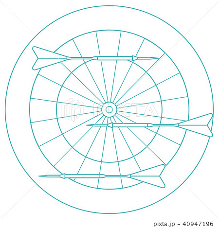 target and arrows for the darts Sports theme. target and arrows for the darts Sports theme. 40947196
