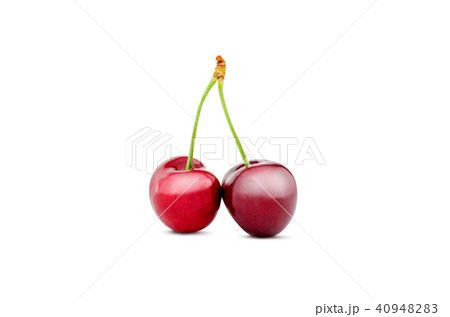 Cherry isolated on white background Cherry isolated on white background 40948283