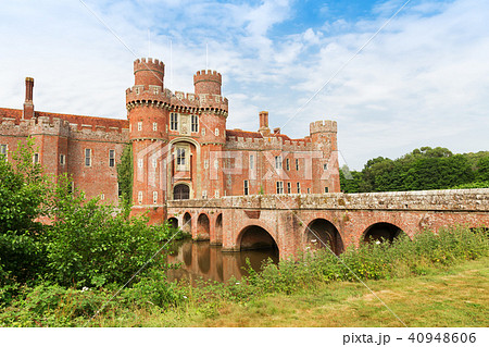 Brick Herstmonceux castle in England East Sussex 40948606