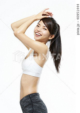 ボディラインの写真素材