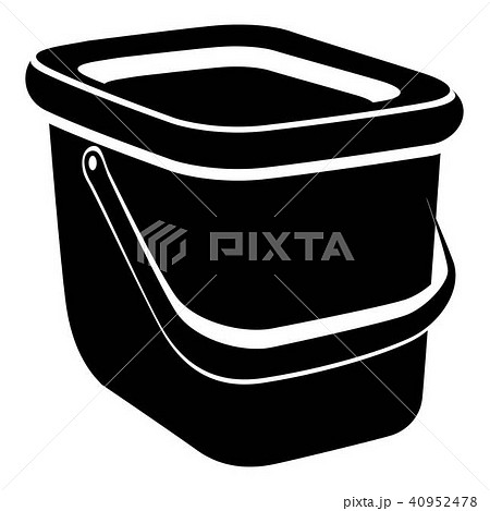 Basket icon, simple style 40952478