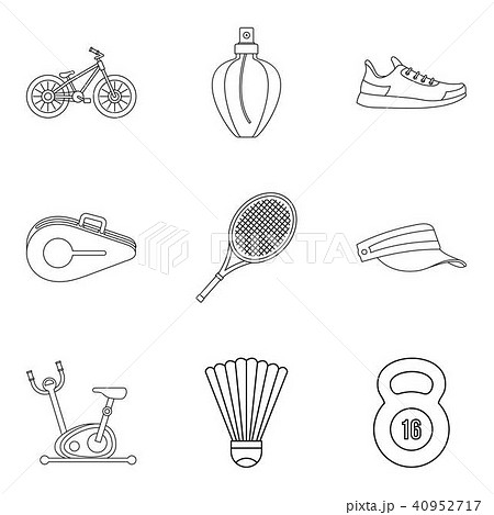 Public health icons set, outline style Public health icons set, outline style 40952717