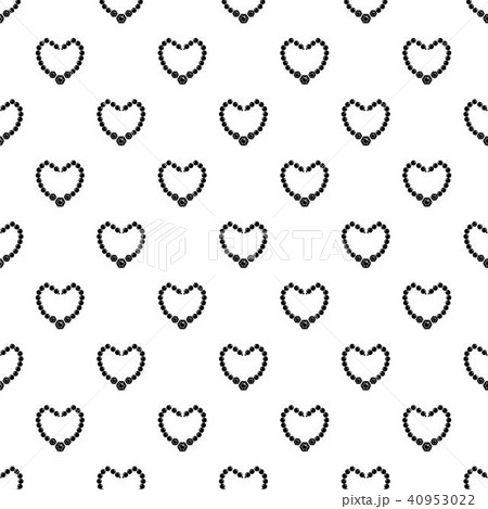 Necklace pattern vector seamless Necklace pattern vector seamless 40953022