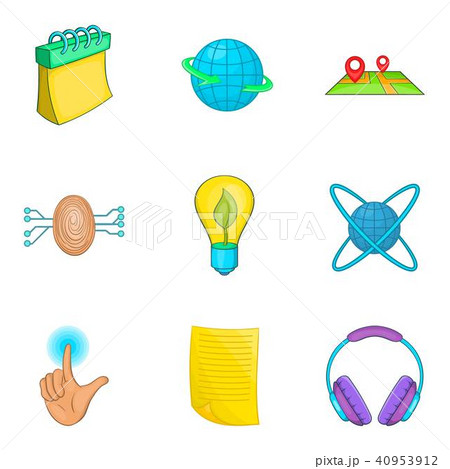 Career icons set, cartoon style 40953912