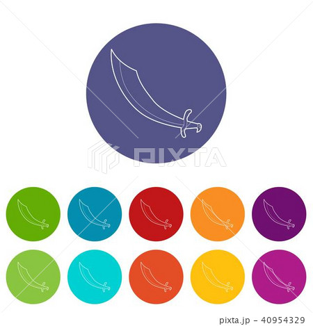 Dagger icon, outline style Dagger icon, outline style 40954329