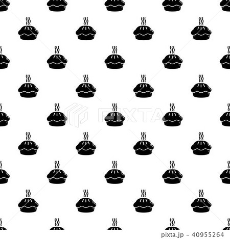 Hot cupcake pattern vector seamless Hot cupcake pattern vector seamless 40955264