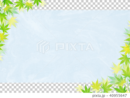 Blue autumn leaves Japanese paper _ blue Blue autumn leaves Japanese paper _ blue 40955647
