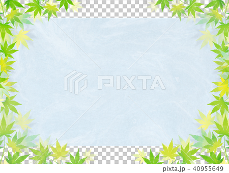 Blue autumn leaves Japanese paper _ blue Blue autumn leaves Japanese paper _ blue 40955649