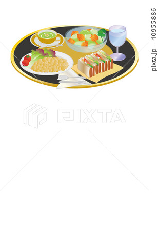 今日のご飯スクランブルエッグサンドウィッチ 今日のご飯スクランブルエッグサンドウィッチ 40955886