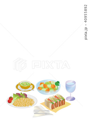今日のご飯スクランブルエッグサンドウィッチ 今日のご飯スクランブルエッグサンドウィッチ 40955892