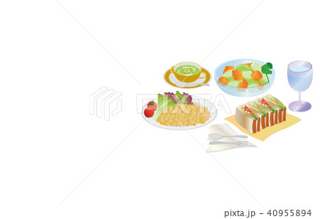 今日のご飯スクランブルエッグサンドウィッチ 今日のご飯スクランブルエッグサンドウィッチ 40955894