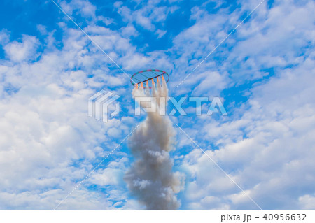 Thailand fireball skyrocket, circle fireball rock 40956632