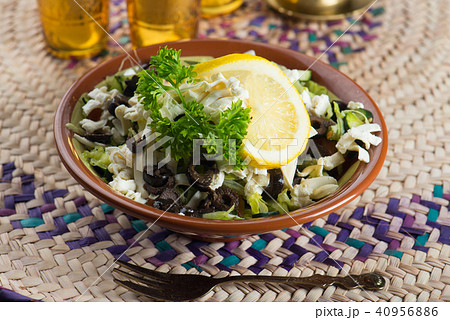 arabic salad with background 40956886