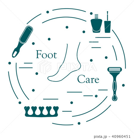 Pedicure tools and products for beauty and care Pedicure tools and products for beauty and care 40960451