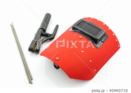 Red protective screen and rod-holder with Welding. 40960719